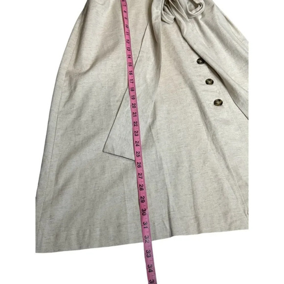 South African Designer Merwe S.A.L.T Belted Button Down skirt XS/S - Picture 8 of 9